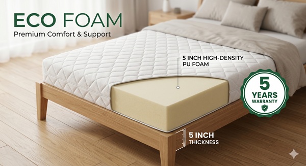 Eco Foam 5" eco foam 5"