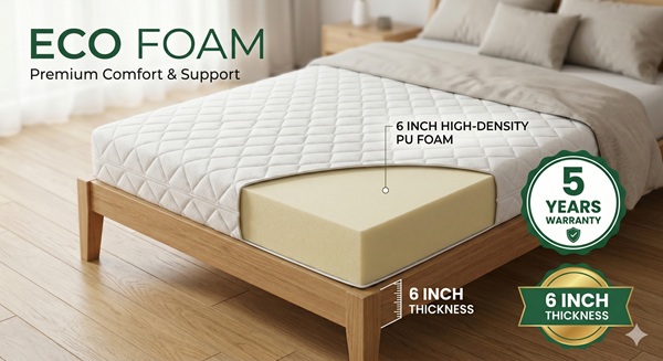 Eco Foam 6" eco foam 6"