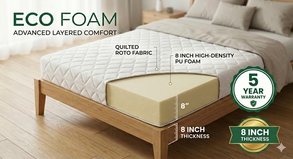 Eco Foam 8" eco foam 8"
