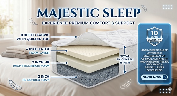 Majestic Sleep 8" majestic sleep 8"